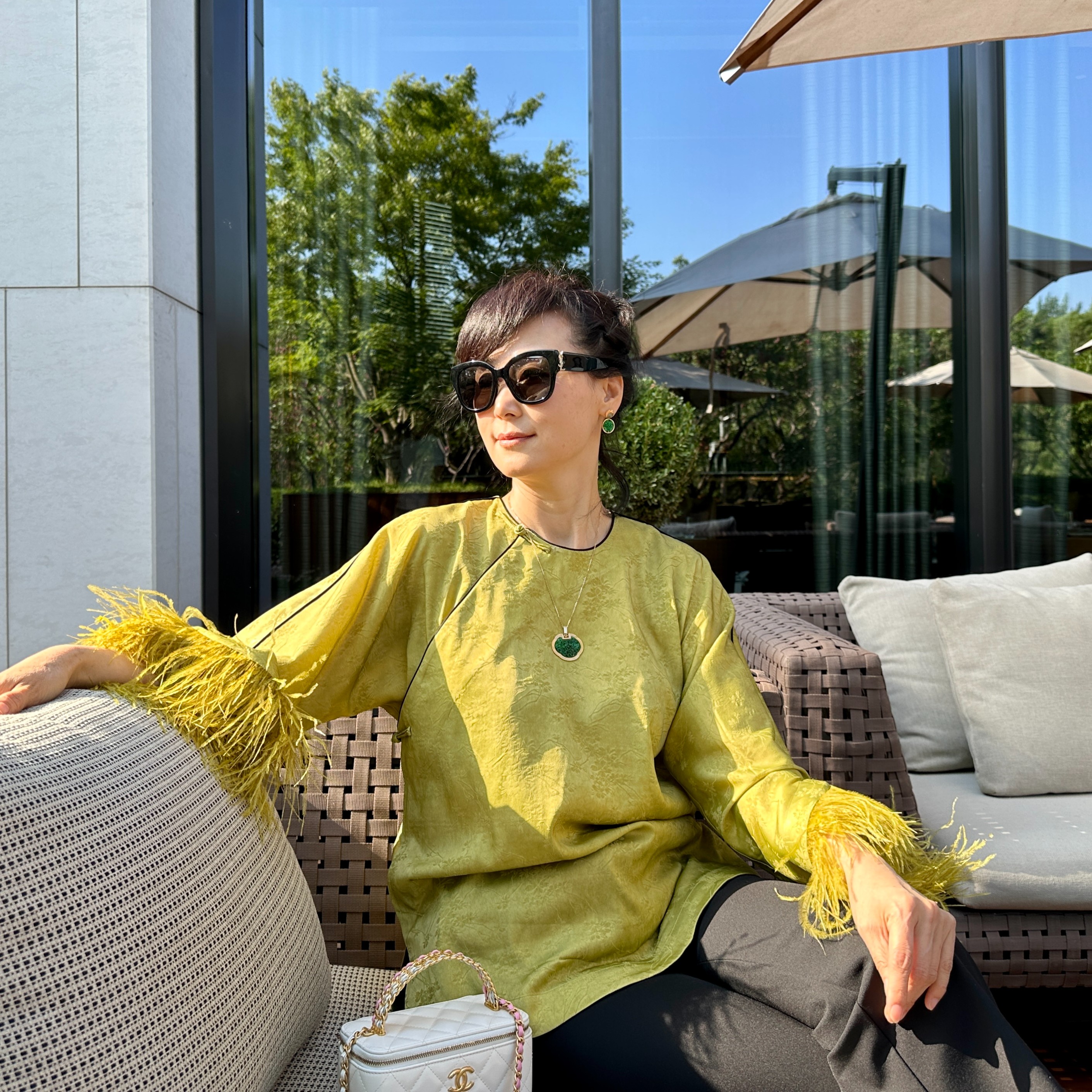 【维姐精选】PJ派对女王真丝上衣春秋