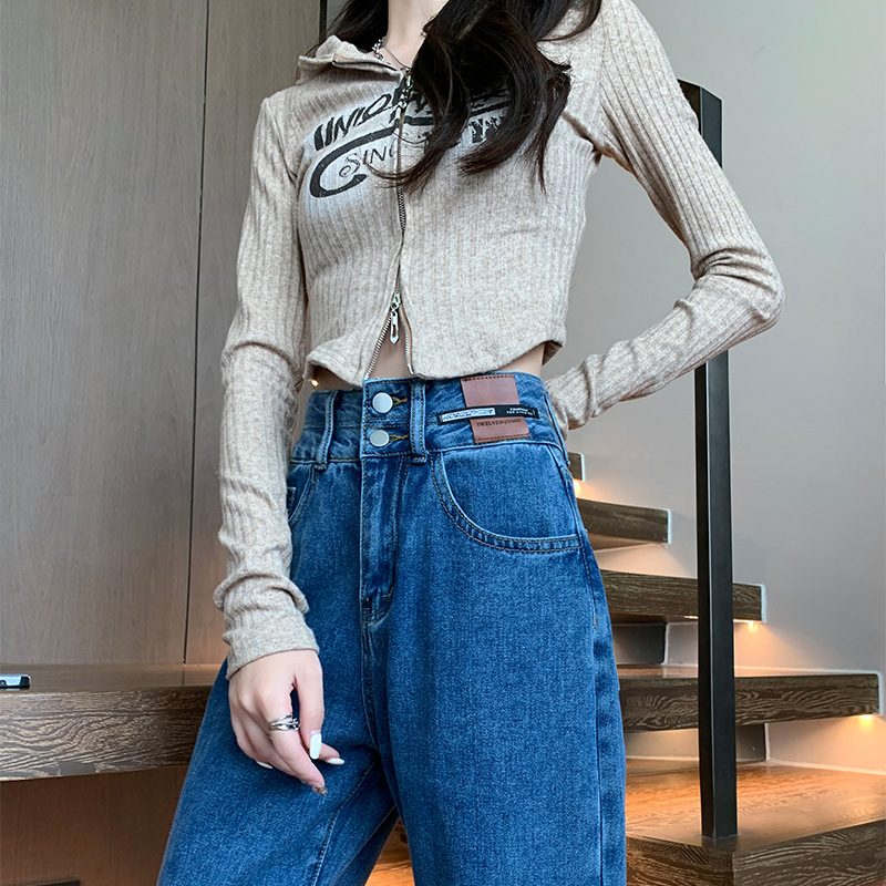 （1201--1400）显瘦休闲气质通勤微瑕疵尾货加绒牛仔裤