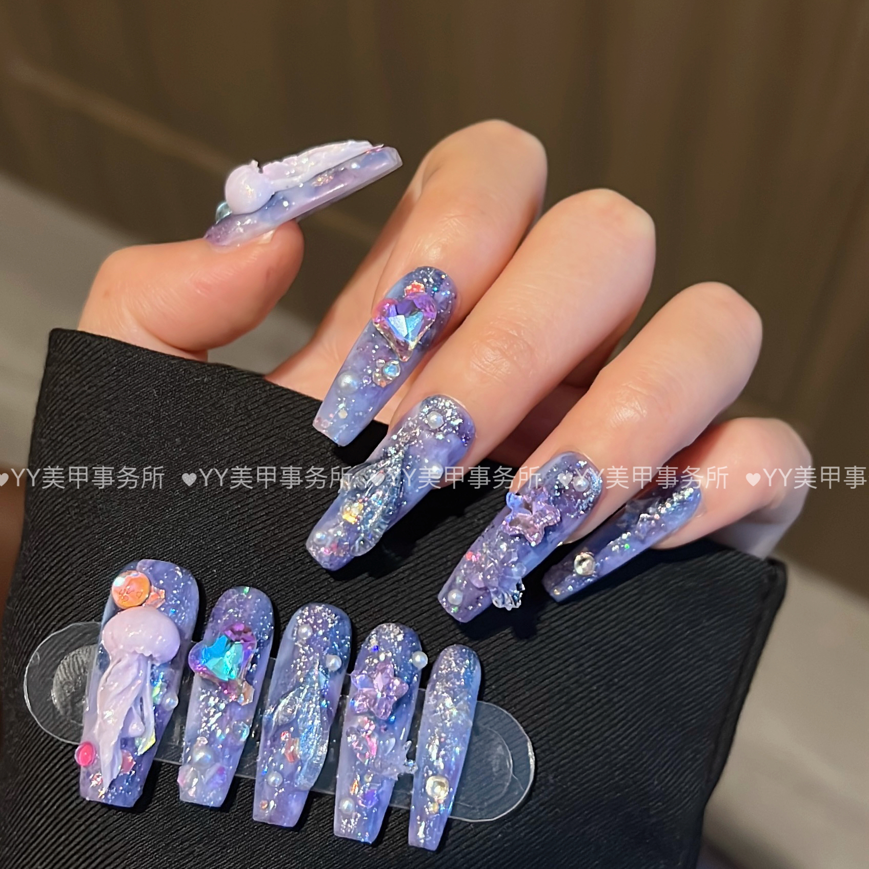 海洋物语·14 下单后联系客服改发货时间否则无法制作·高定穿戴甲