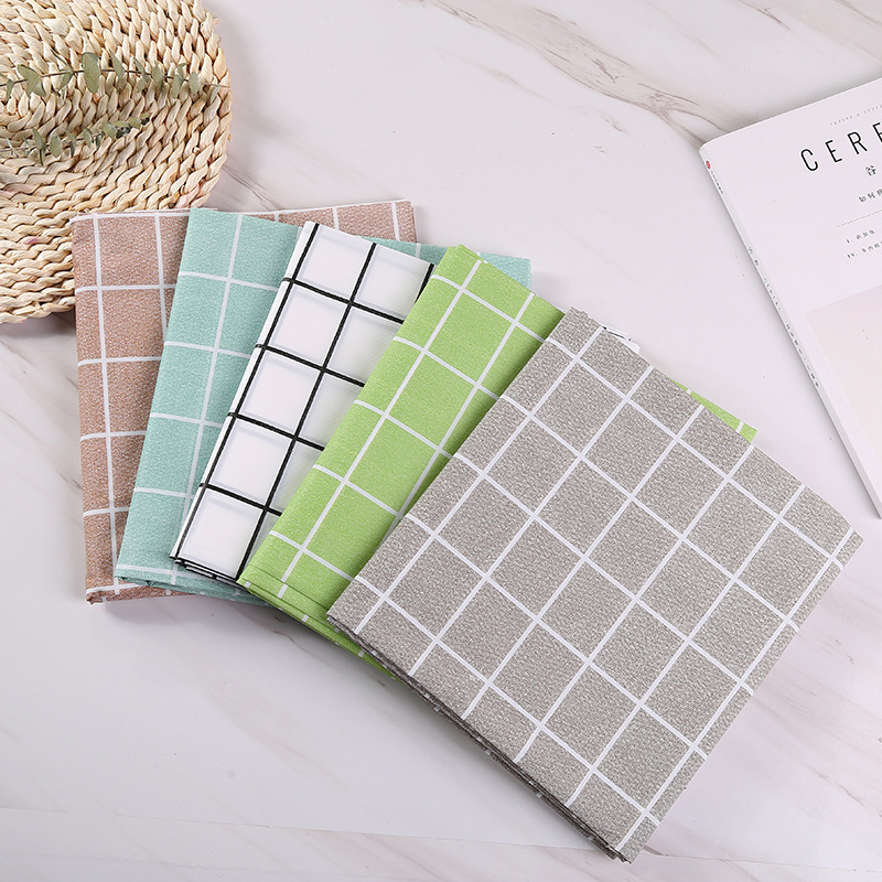 网红防水格子地摊一次性桌布peva免洗防水防油防烫台布多尺寸