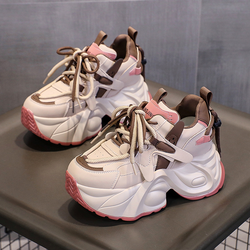 回力瑞欧货老爹鞋女2023新款秋冬加绒休闲鞋厚底小个子内增高女鞋