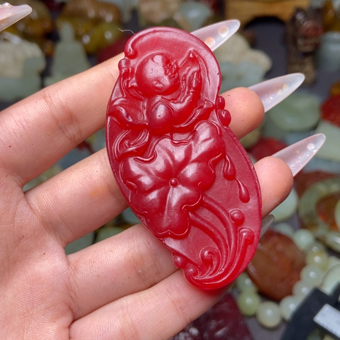 白玉菩提吊坠一一