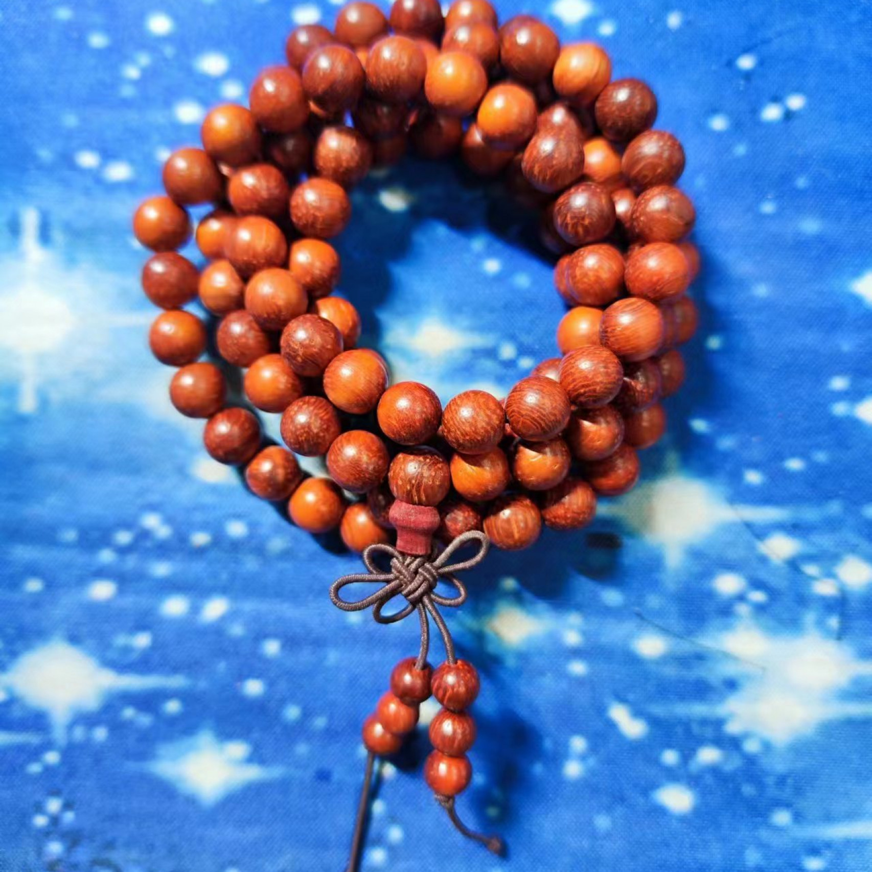 191号 红檀0.8cm长串