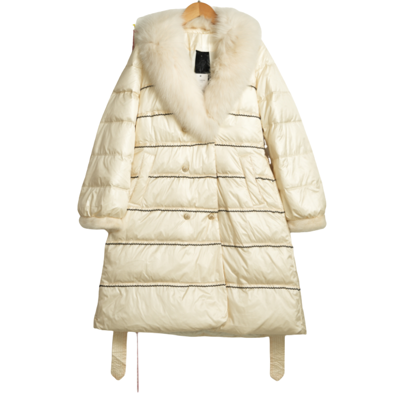 【赛瑞娜】精选女装新款款高端冬季女士杏色防寒服-12031