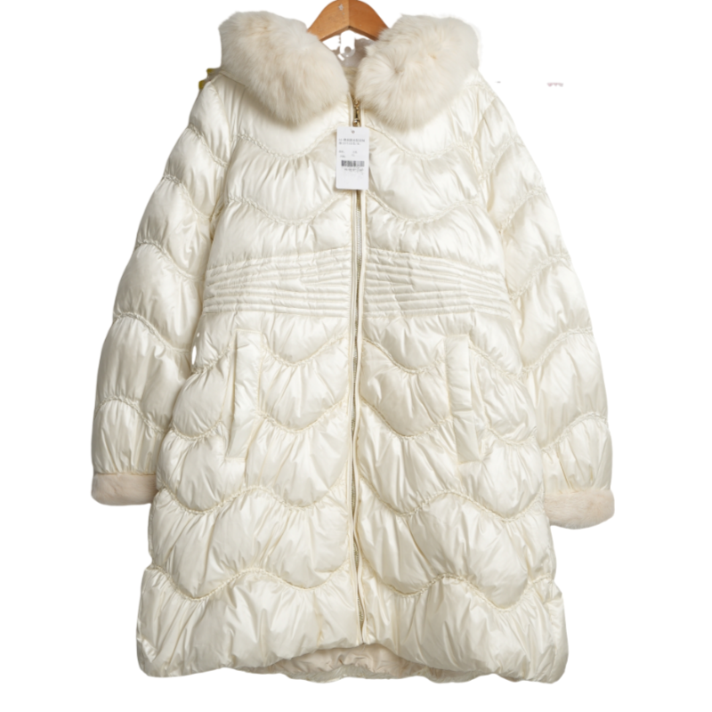 【赛瑞娜】精选女装新款款高端冬季女士白色防寒服-12071