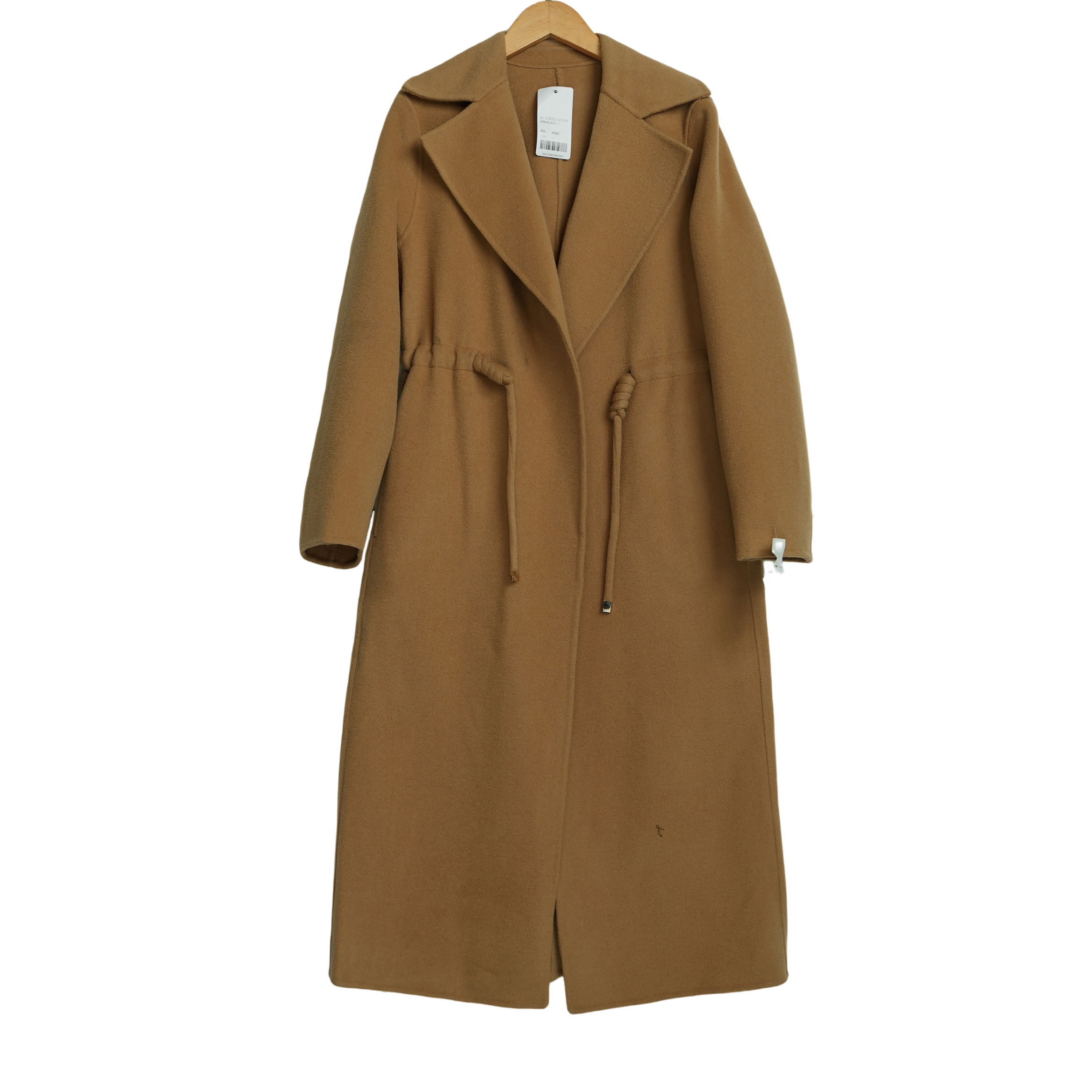 【百格丽】精选女装高端洋气气质秋冬新款色驼色大衣-92086