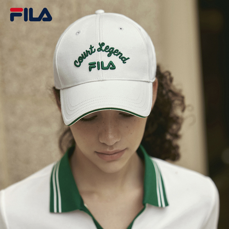 Fila/斐乐时尚休闲运动秋季女子遮阳棒球帽【情侣款】F13U 339241