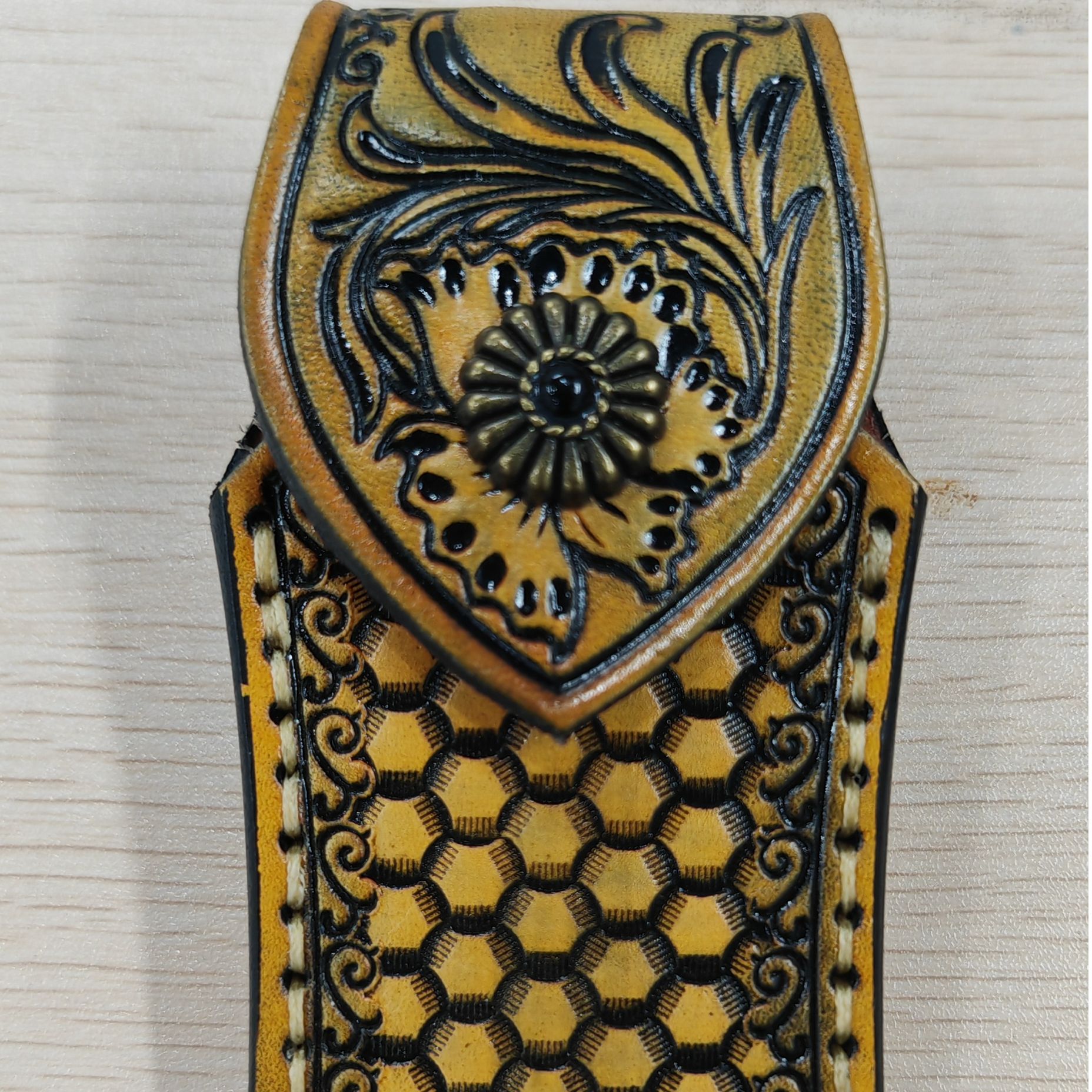 （临时连接，私拍发空包）陶瓷复古精美瓜果刀手工便携花纹雕刻浮雕