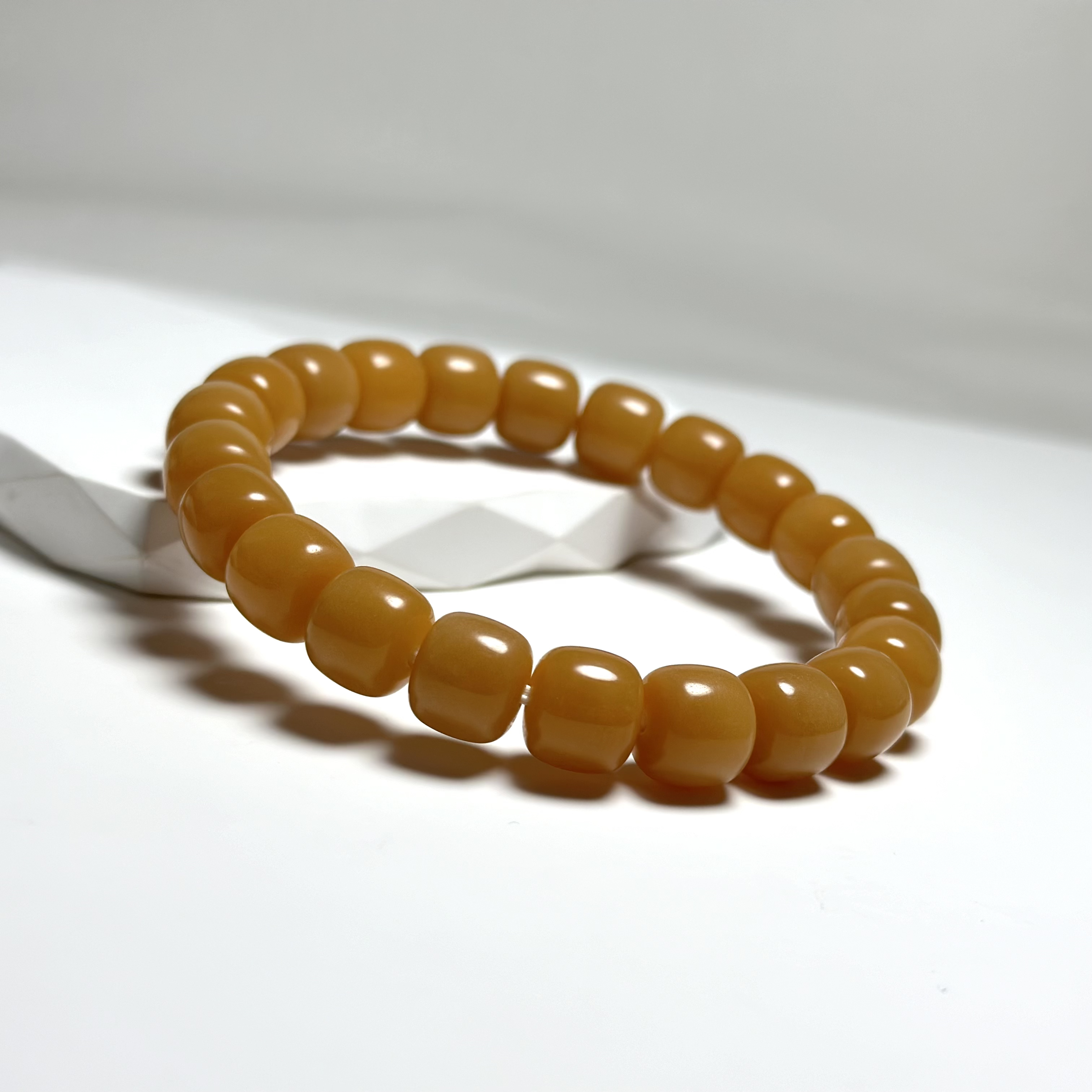 蜡透 10年老料 纯天然原生态风化老料菩提根手串