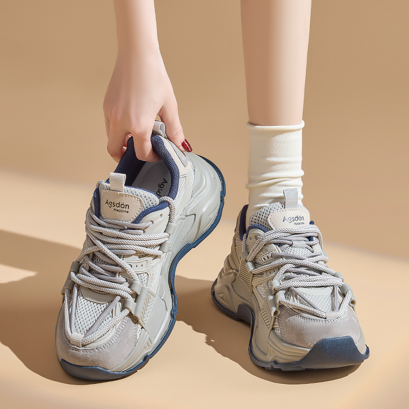 【女子专享】奥古狮登老爹鞋百搭25年秋季增高休闲透气爆款女运动鞋