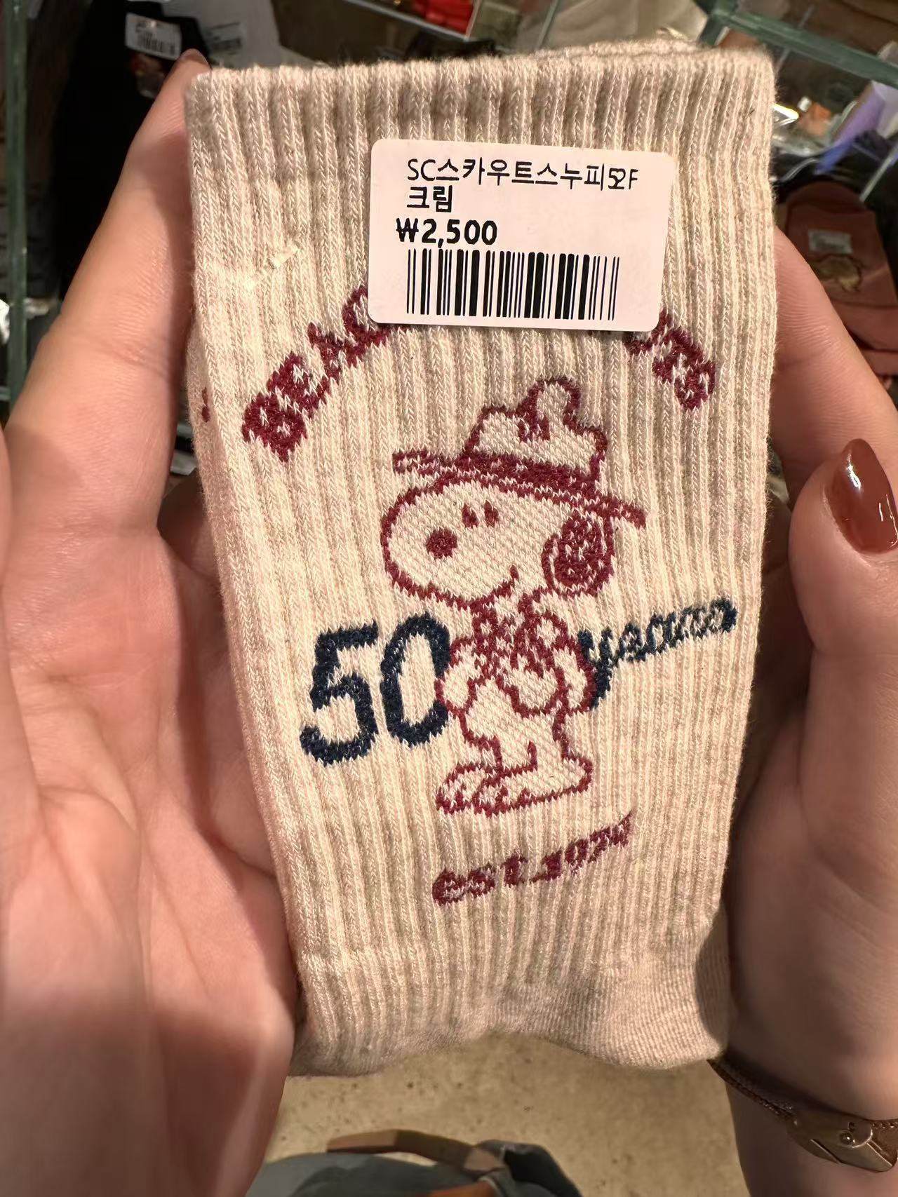 泡菜中筒袜