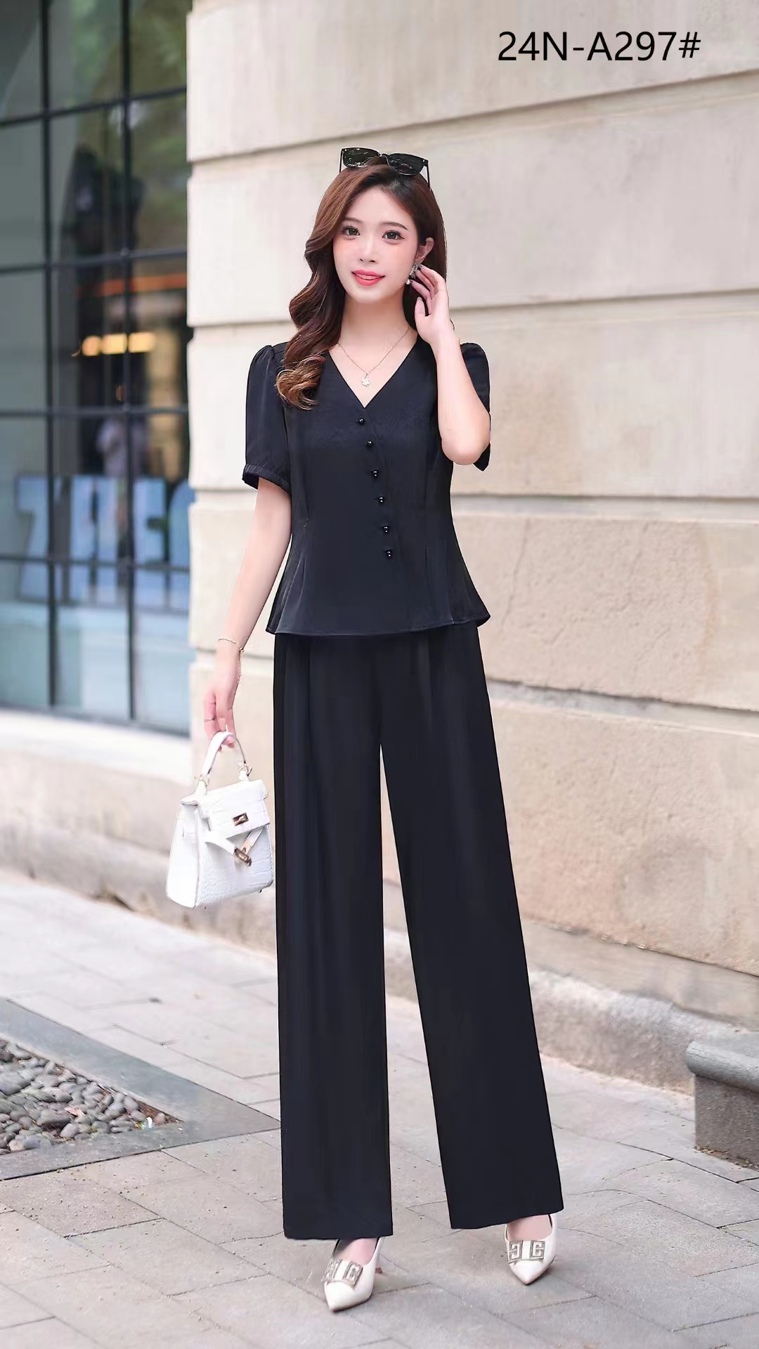 成龙服饰推荐夏季冰冰凉凉时尚气质修身款套裤