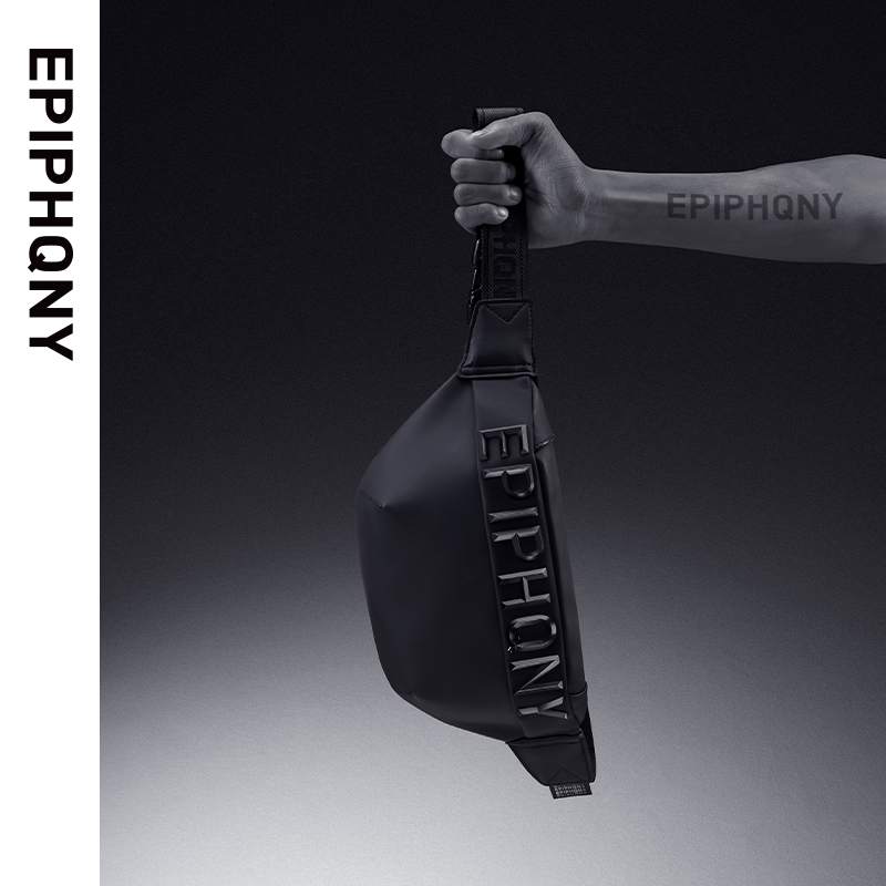 Epiphqny饺子包小众轻奢男士腰包胸包女休闲单肩背包运动斜挎包