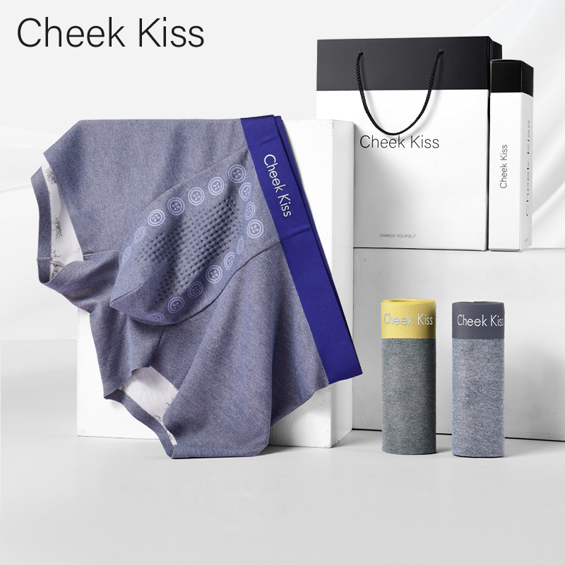 CheekKisss桑蚕丝内裤男100S莫代尔7A抑菌无痕透气四角男生平角裤