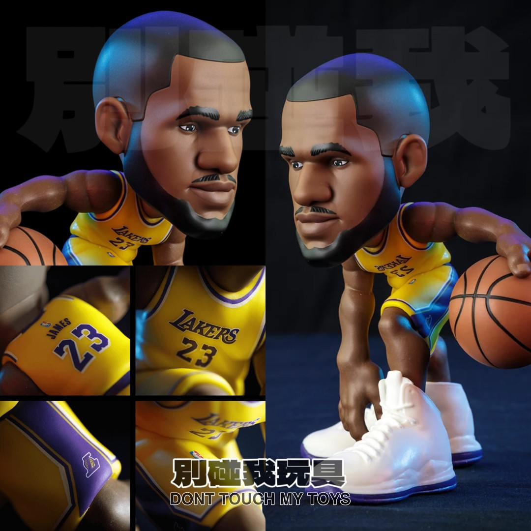 nba潮玩系列 篮球原单手办 詹姆斯字母哥塔图姆东契奇摆件 约15CM