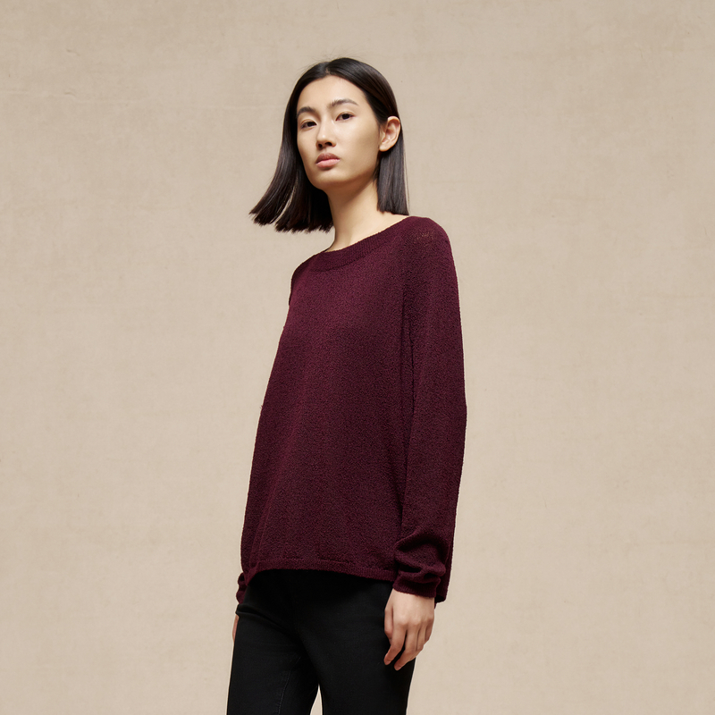 EXCEPTION圆领宽松套头A124-D2D07