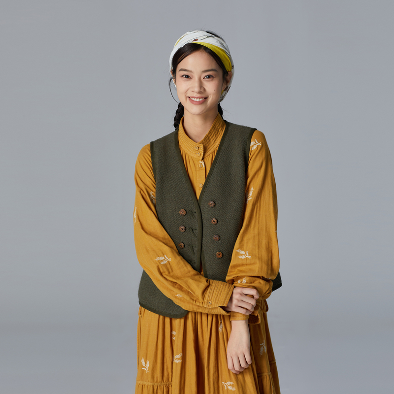 EXCEPTION例外毛呢马甲AB22-O1B02