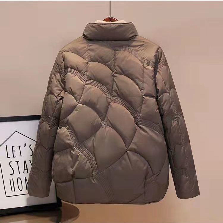 羽绒服短款轻薄羽绒服女款2023年冬新款小个子薄款时尚洋气h