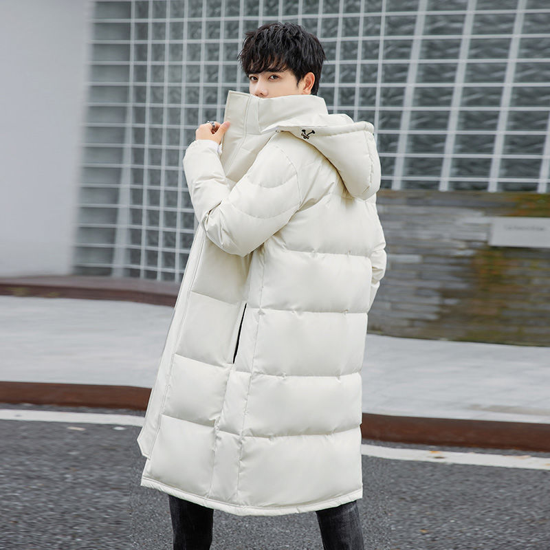 羽绒服新款羽绒服男士中长款加厚2023冬季新款潮流过膝学生