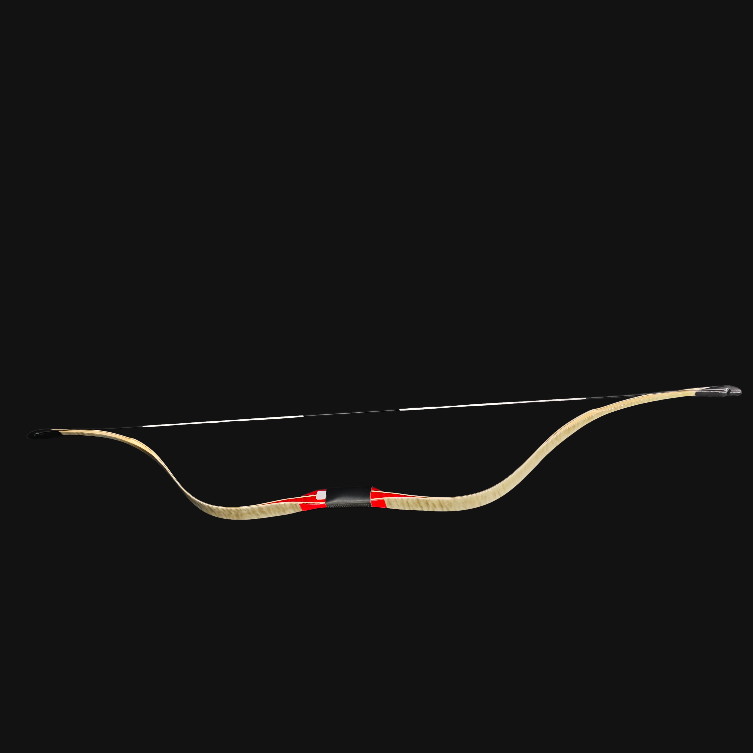 赛场射准弓形 小朱然 阿飞弓箭 传统弓层压工艺  3K碳纤维材质