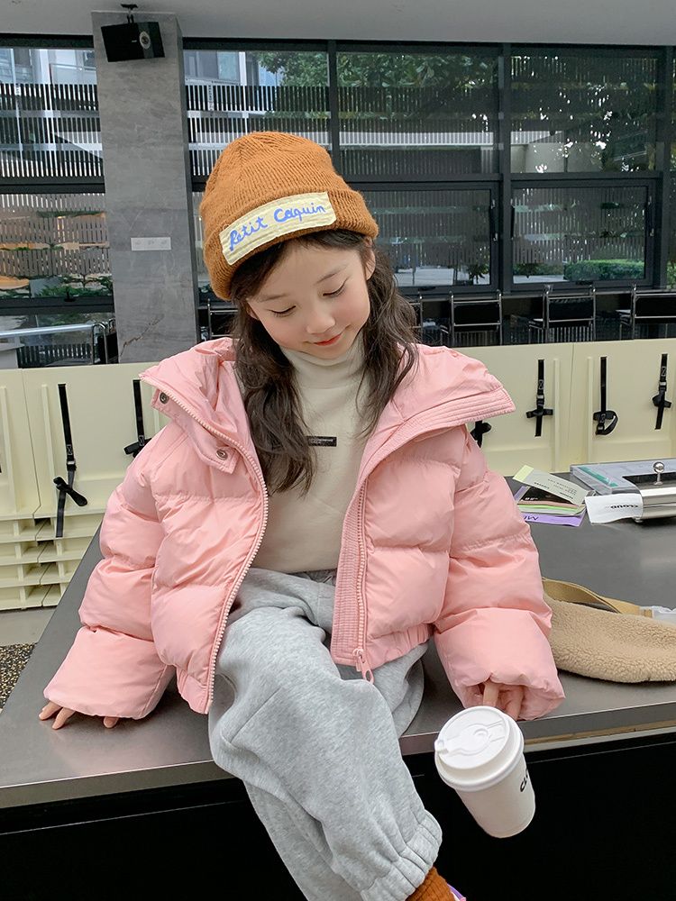 女童棉服冬装新款洋气韩版小女孩爆款面包服保暖儿童外套外穿