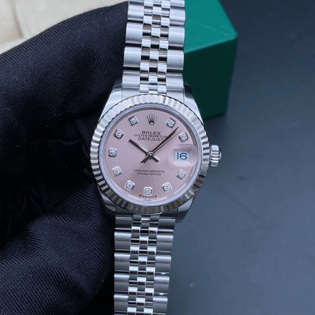 99新 Rolex/劳力士 日志279174/粉盘/机械女表/21年全套/表径28mm