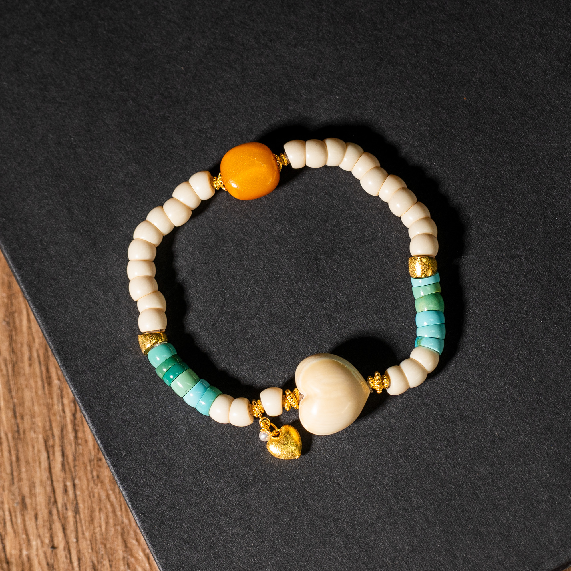 【世间臻宝】18K猛犸猪大肠DIY手串/Q1018/多样性发一件/10