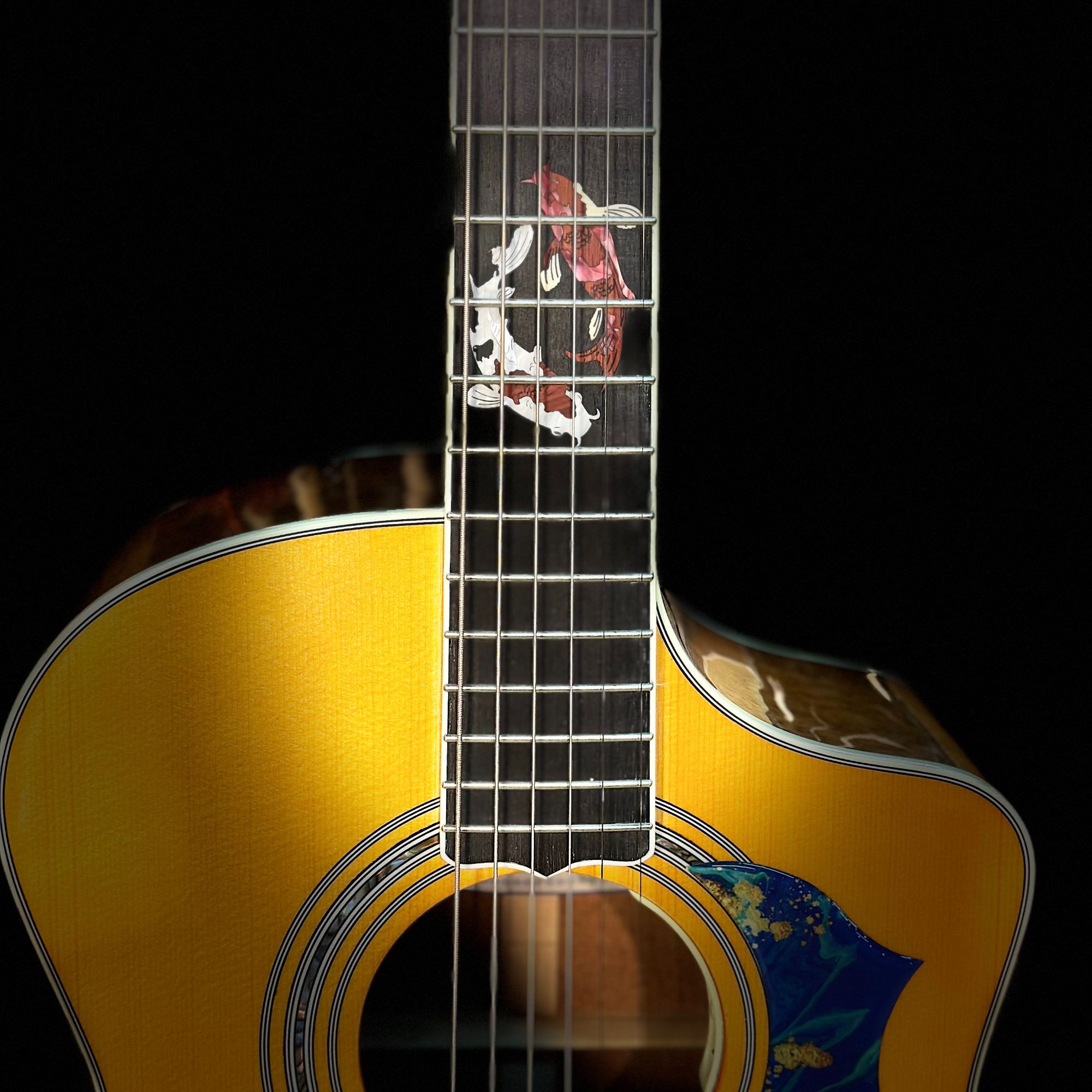 RAMONES年年有鱼雷蒙斯40.5寸全单民谣吉他电箱初学入门演奏