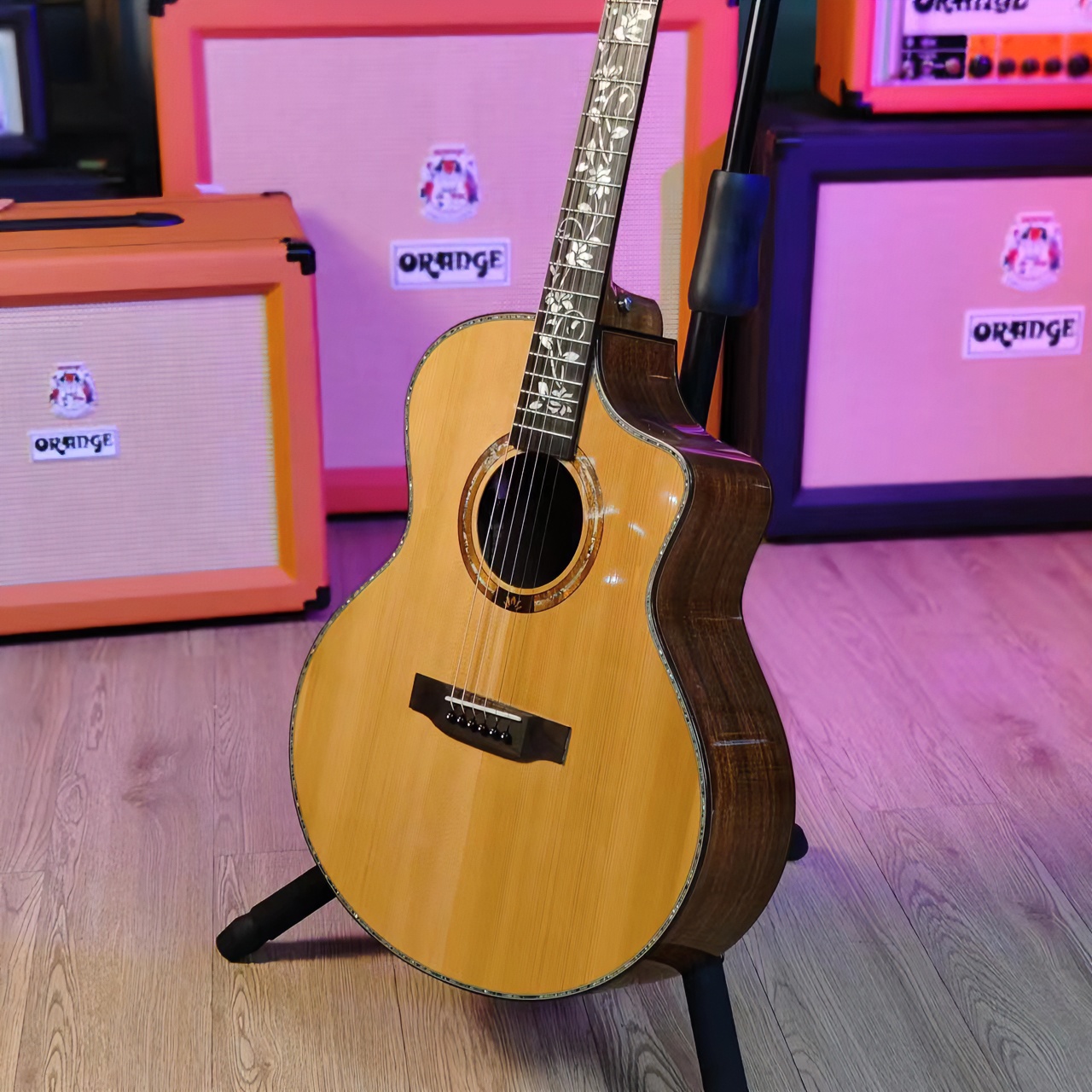 雷蒙斯JF桶常青藤云杉桃花芯全单民谣吉他初学进阶专业