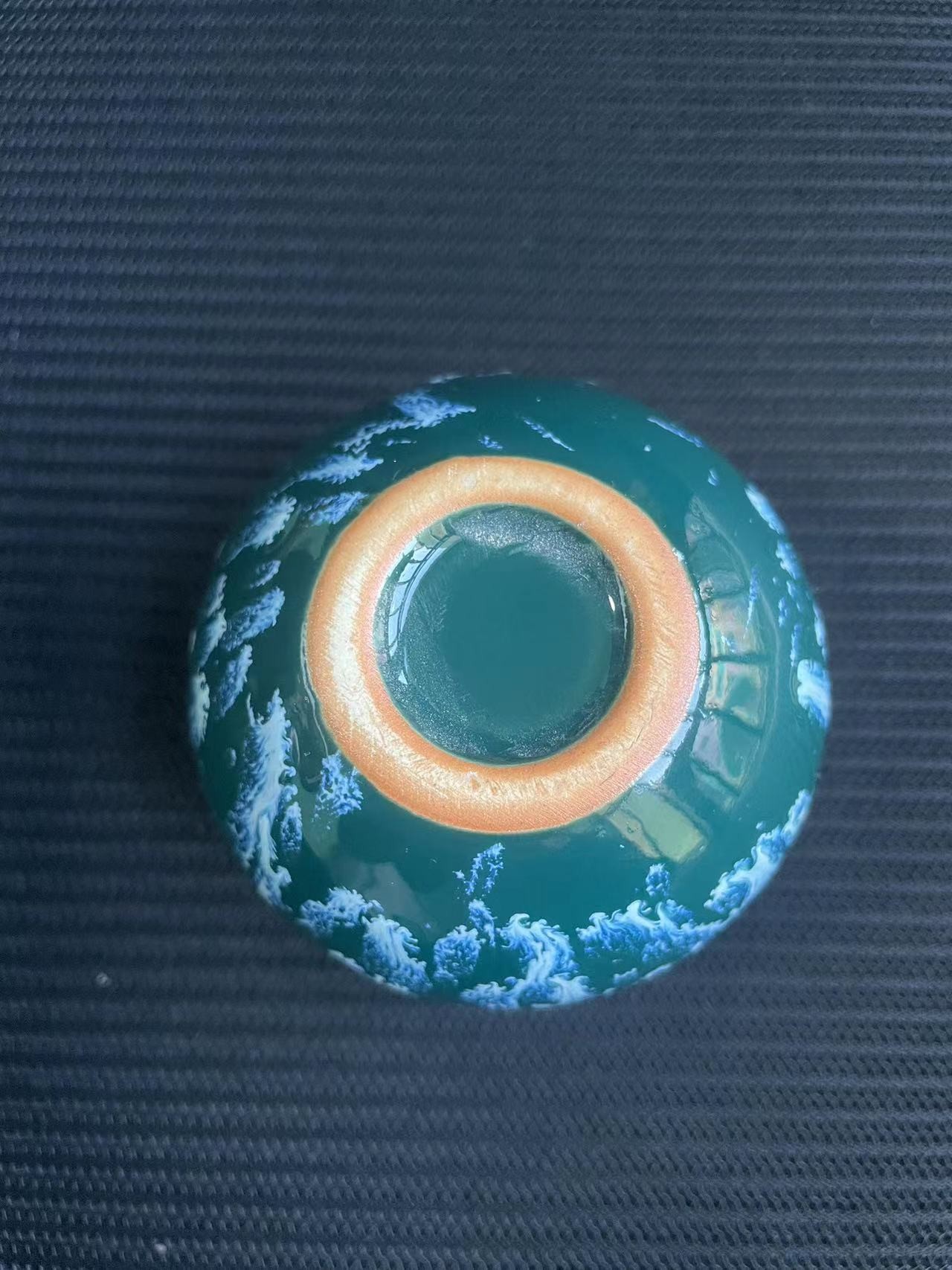 复古精美陶瓷主人杯雕花小杯