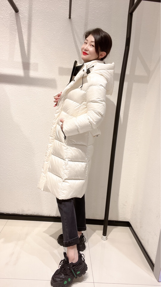 绒羽绒服长款加厚保暖外套冬季新款