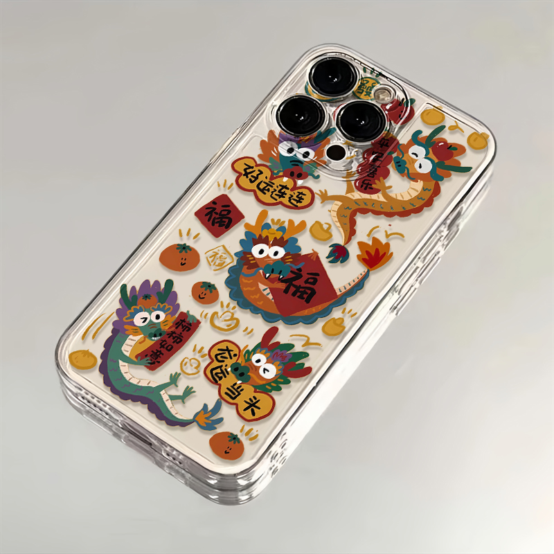 龙运当头苹果华为iPhone15/14promax手机壳13软壳太空壳1211/xs
