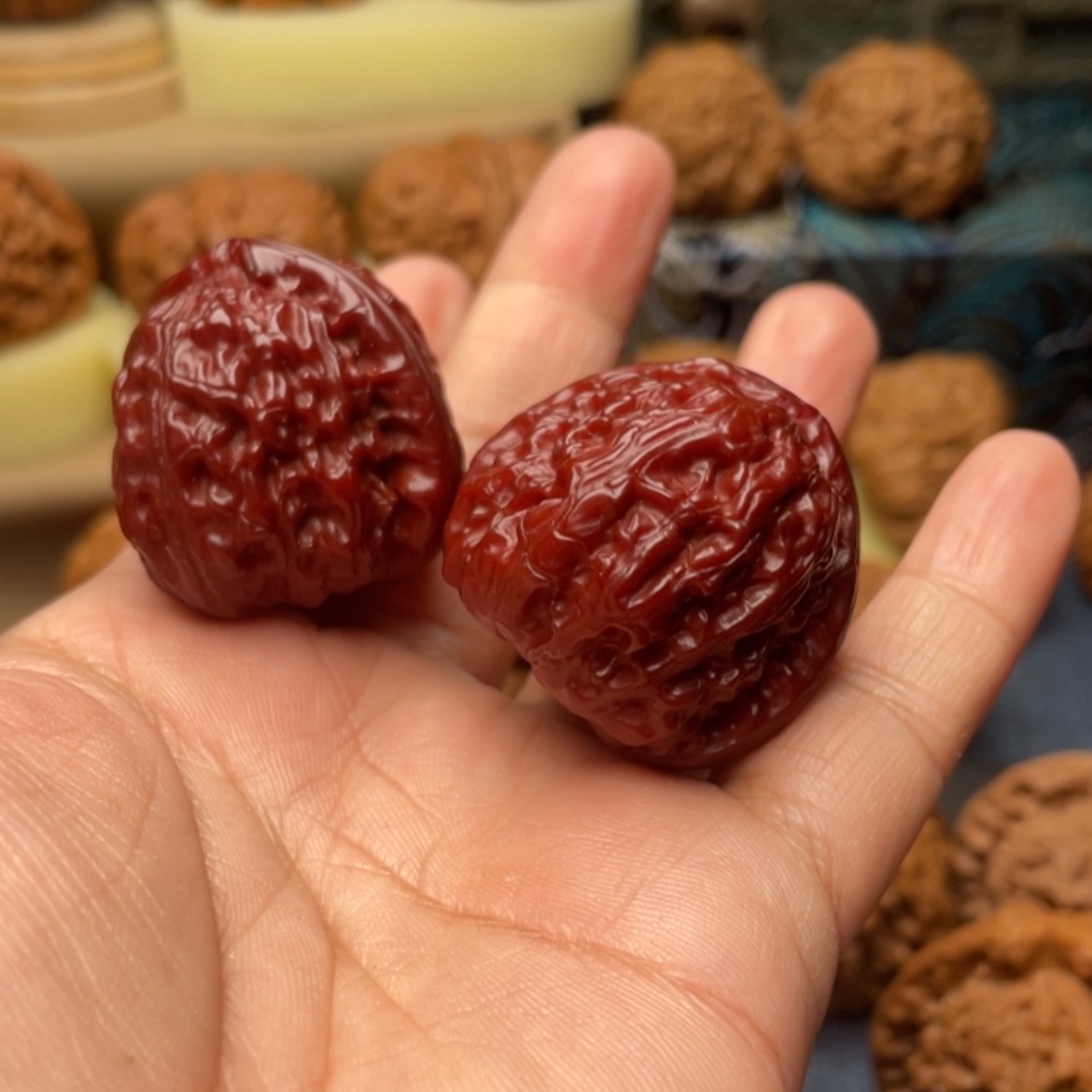 【闪购商品】文玩核桃把件醉**风