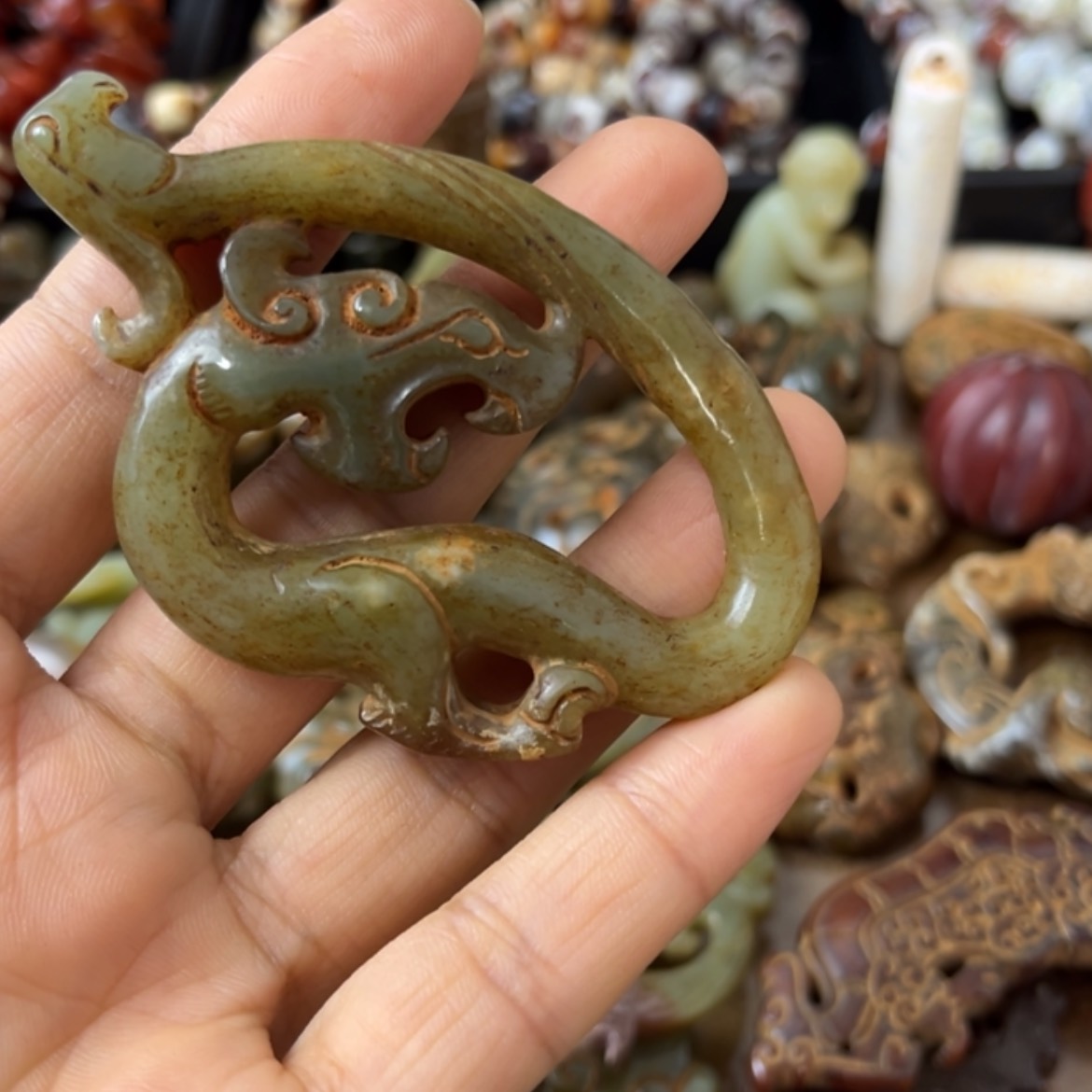 【闪购商品】和田玉（糖玉）颈饰未镶嵌老*子