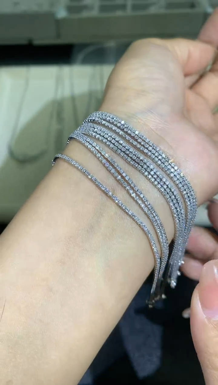 【闪购商品】钻石手链18K金镶嵌GZ   09多样性发其一