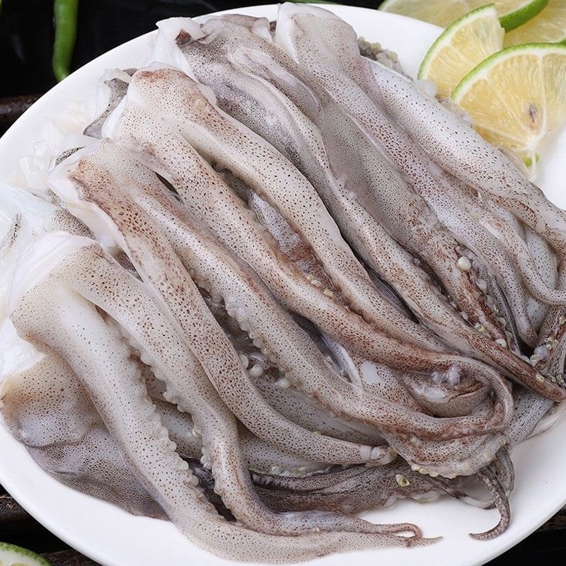 新鲜鱿鱼须二本足冷冻火锅烧烤食材爽500g/包 拍4发5包