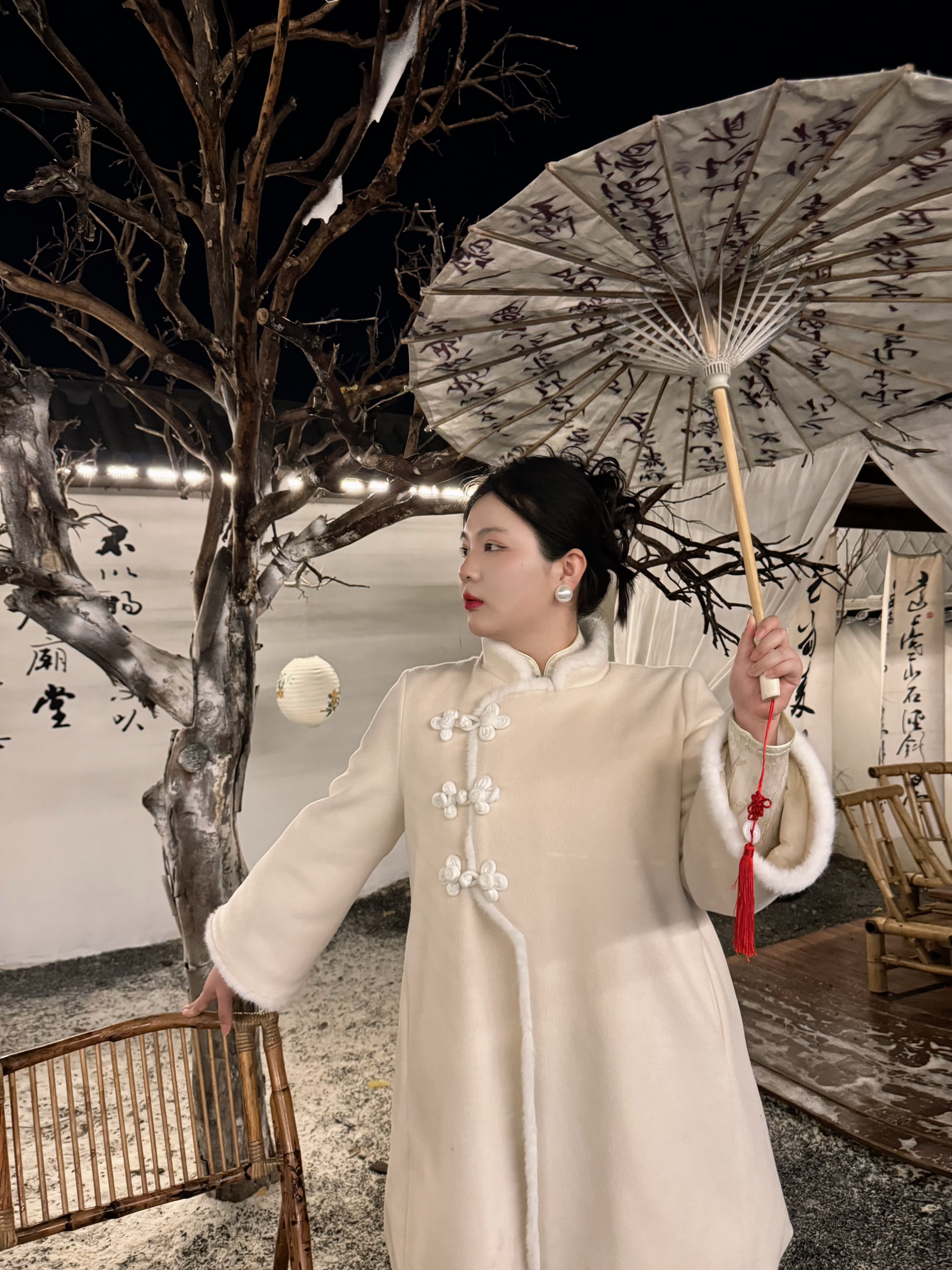 【回款青青】哒头【北岛雪山】微胖mm大码显瘦2024新舒适宽松加厚外套