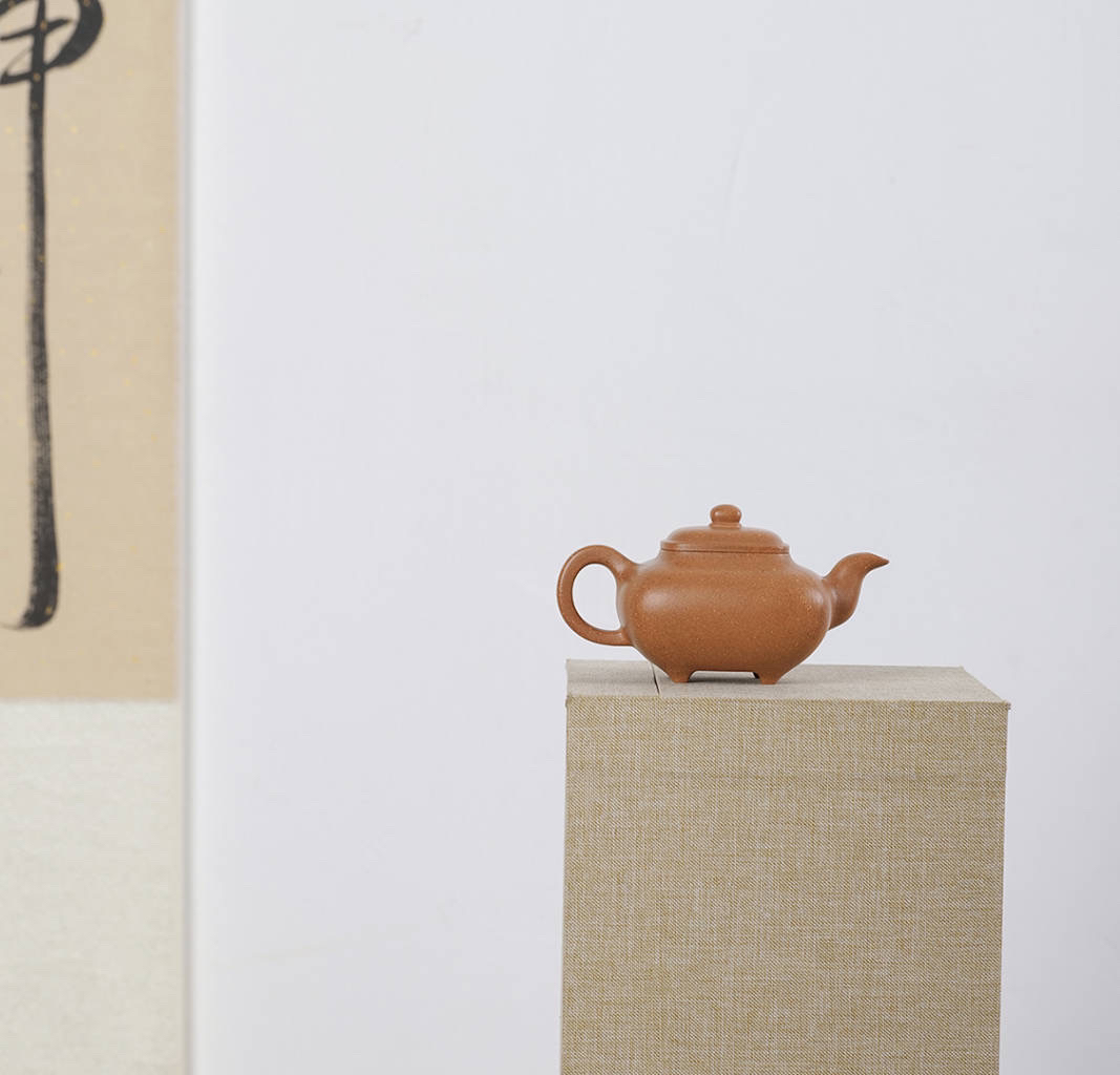 国工张秀娣半手段泥制作传芦壶120cc左右