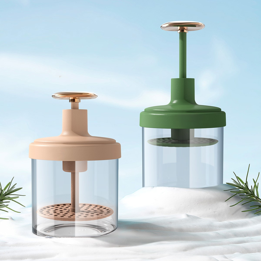 脸部洗面奶打泡器便携按压式洗发水起泡家用打泡泡器手动款发泡沫