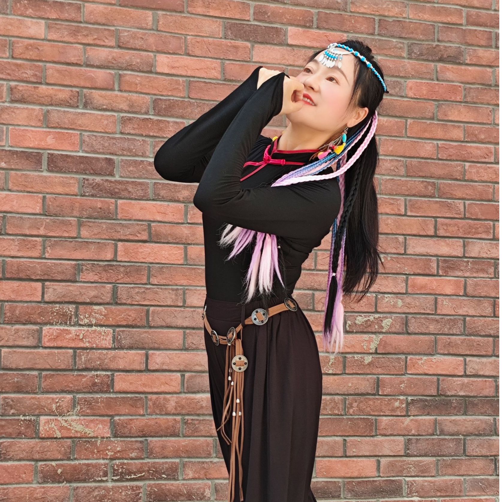 【诺言专属】老师同款广场舞女艺考藏族蒙古族百搭款束脚练功裤