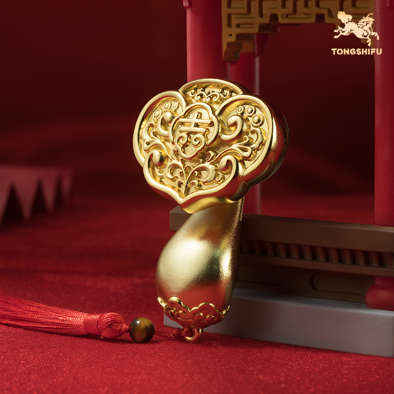 铜师傅 《称心如意》客厅桌面真金鎏镀铜摆件 家居装饰工艺品