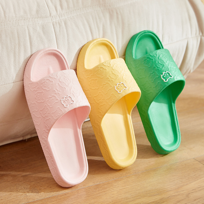 网红时尚夏季软底夏天外穿厚底情侣室内居家用卡通可爱防滑凉拖鞋