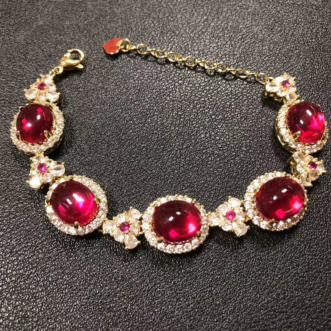 CT3266（培育）福荣之星鸽血红宝石手链-多样性发货只发一件