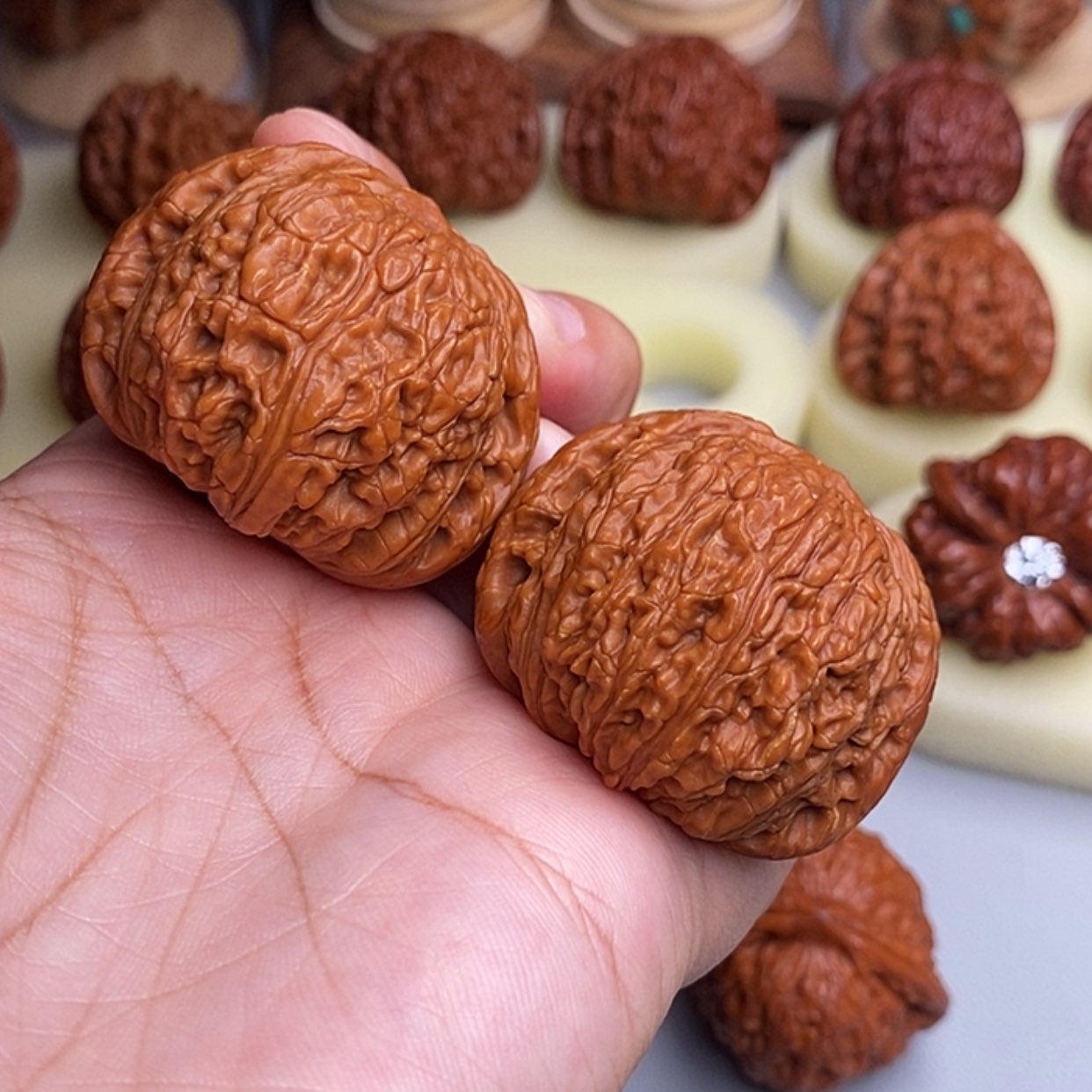 【闪购商品】桃核把件A****D44➕泥鳅背