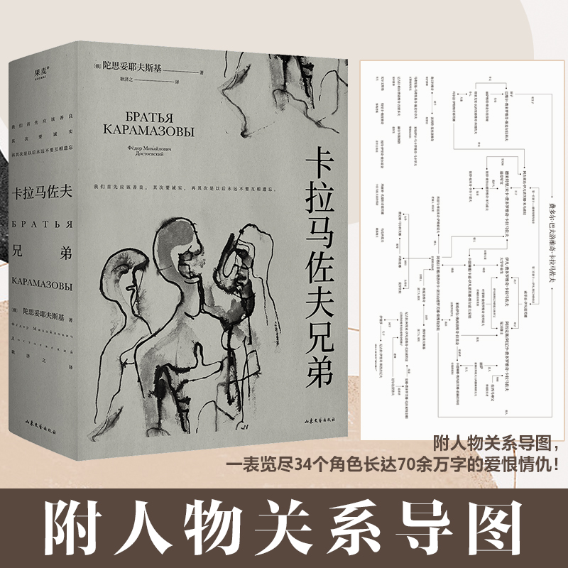 【正版】卡拉马佐夫兄弟（认清真实的自我，就不会活在平庸里）032622