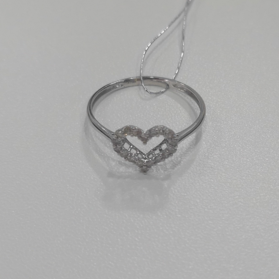【MIYA珠宝】PT950  爱心镂空戒指