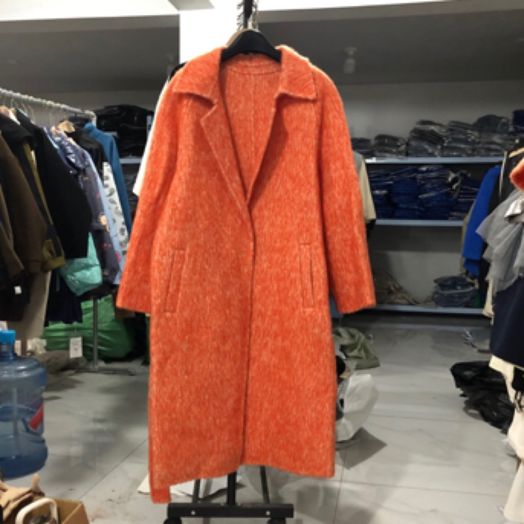 秋冬双面呢子大衣长款加厚毛呢外套女冬休闲女士