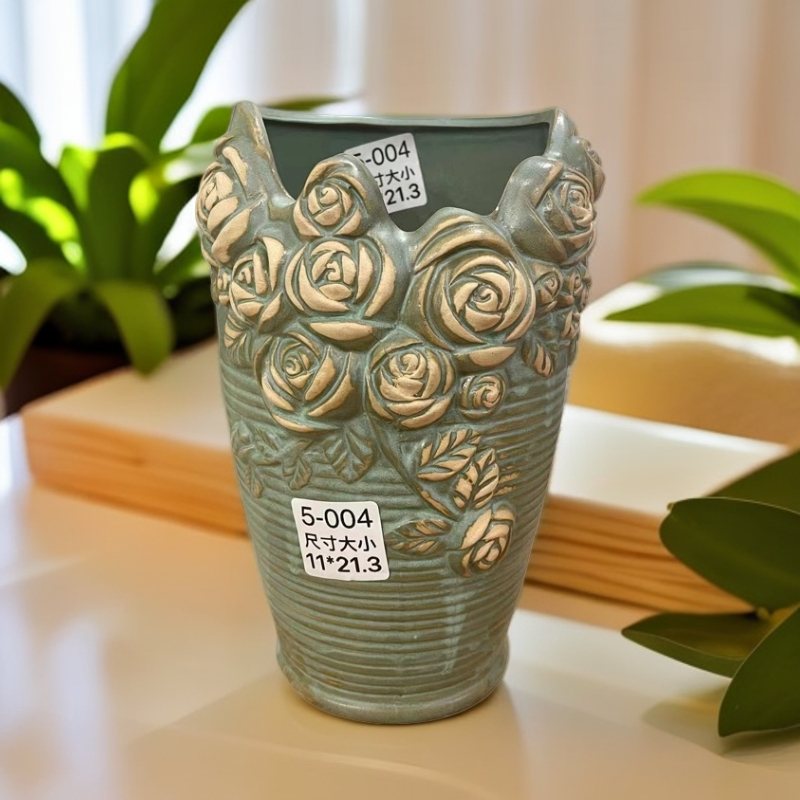  《直播间专享》高切口多肉花盆缺口粗陶老桩盆 直径11CM 高21CM
