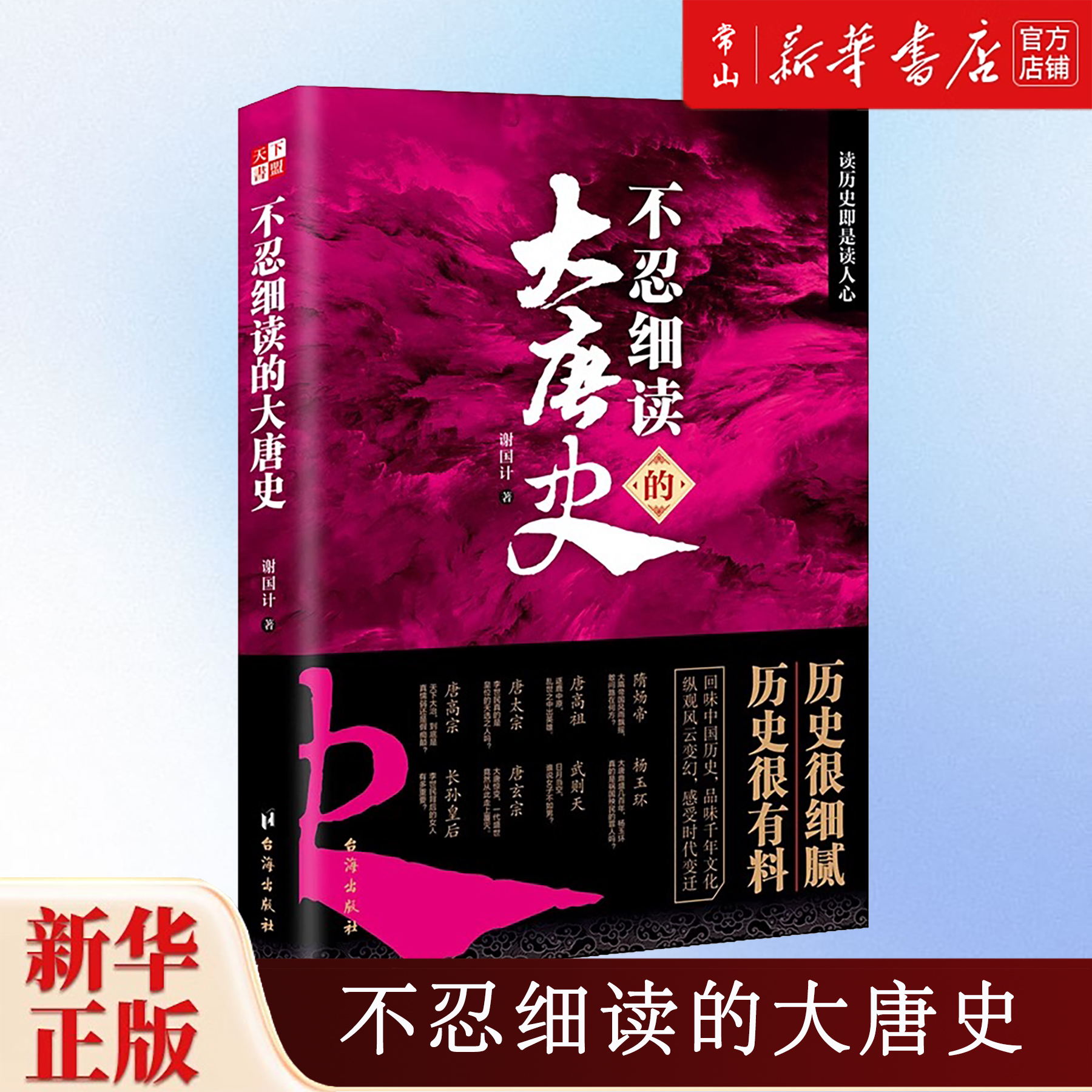 不忍细读的大唐史 新华书店正版图书推荐 台海出版社 谢国计著