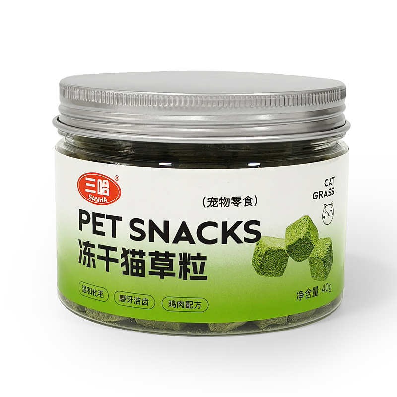 三哈冻干猫草粒40g/罐